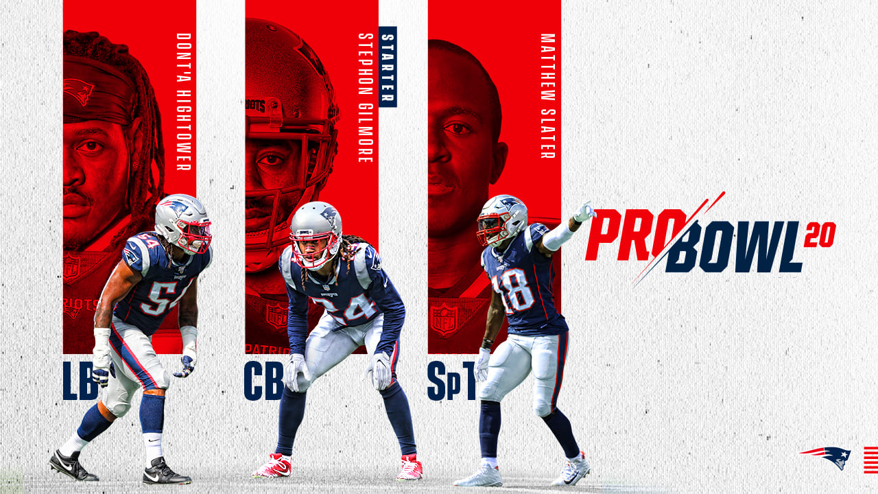 Three Patriots selected to the AFC Pro Bowl squad