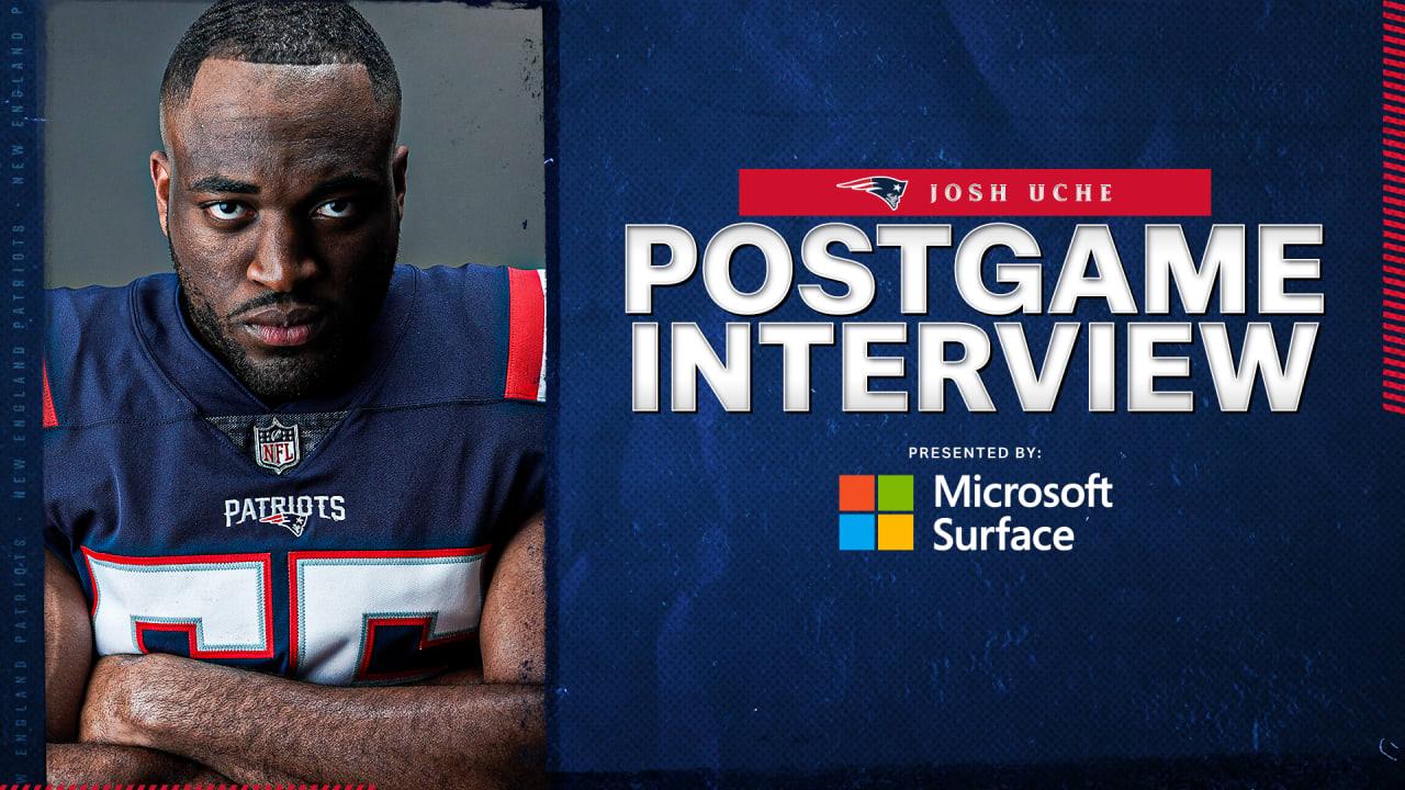 Josh Uche on Patriots Postgame Show 11/6