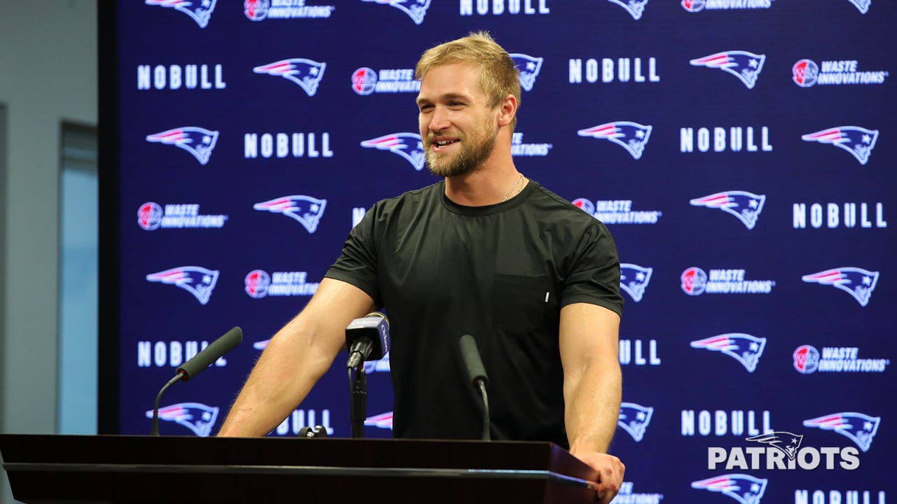 Tight End Mike Gesicki meets with the media