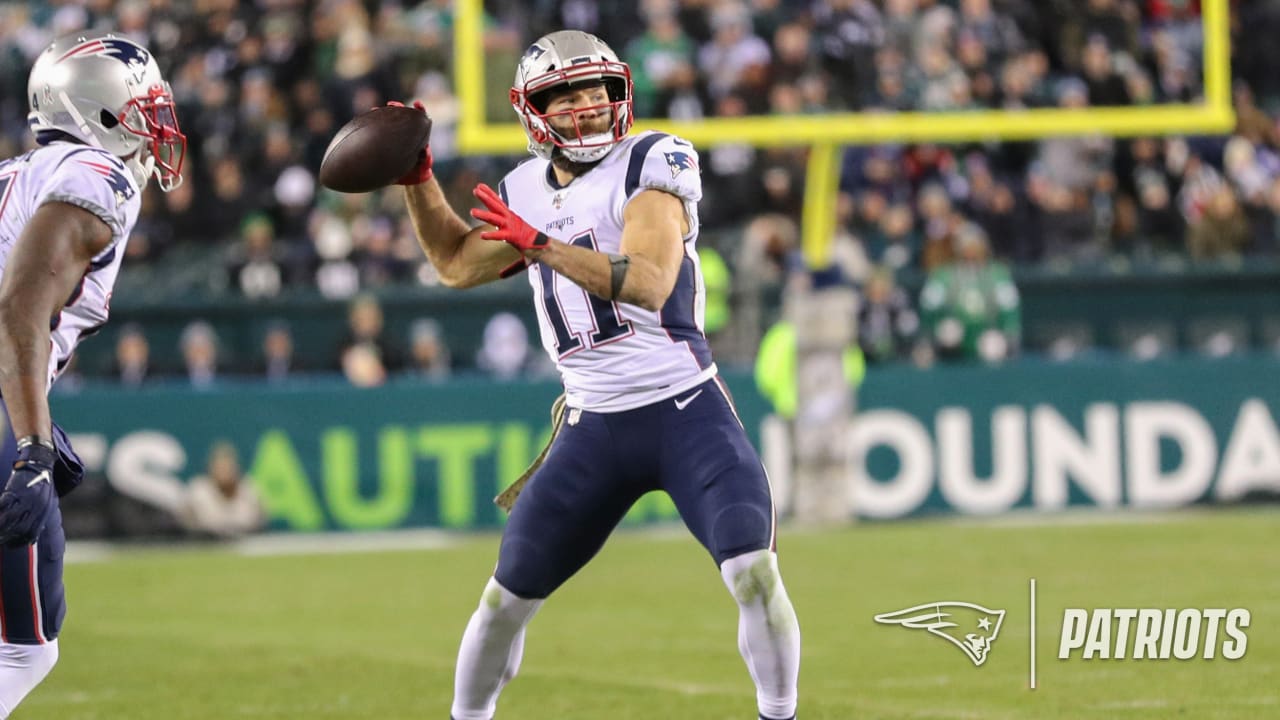 Patriots Cam Newton, Julian Edelman hold throwing session