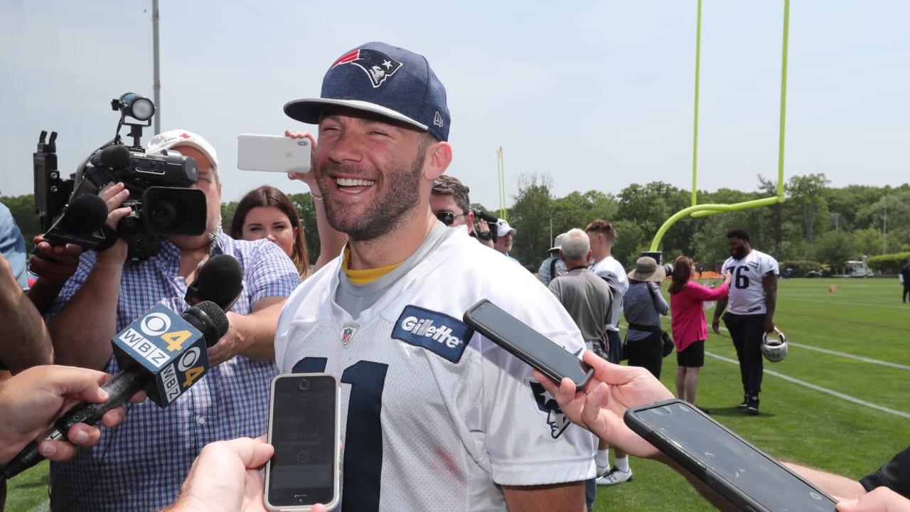 Julian Edelman Brings His Inner Squirrel To The Cold Tubs With