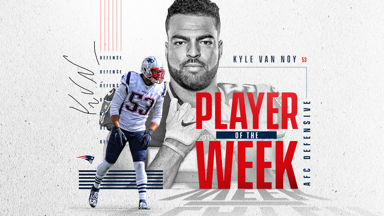 Patriots LB Kyle Van Noy named AFC Defensive Player of the Week