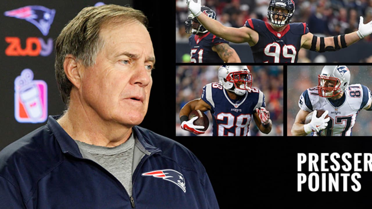 Bill Belichick Presser Points: Watt 'will Compete Hard'