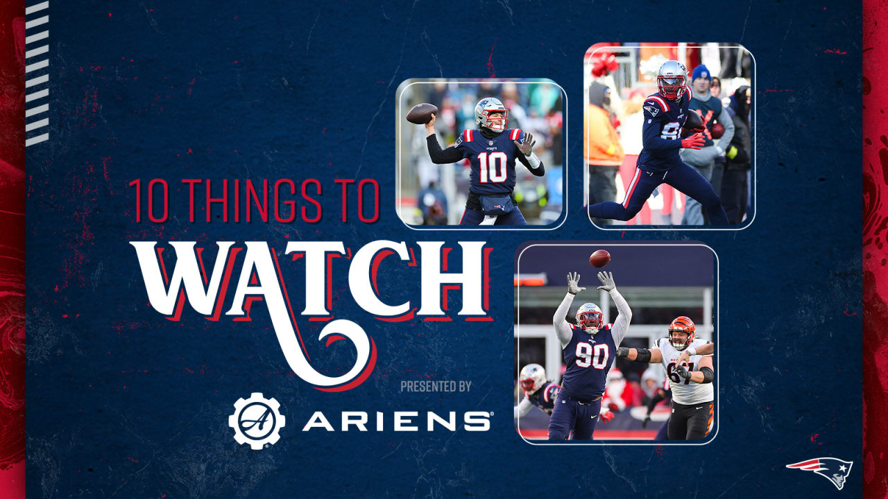 10 to Watch: Playoffs on the line for Patriots-Dolphins