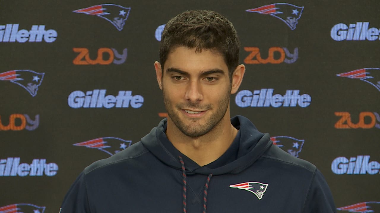 Transcript: Jimmy Garoppolo talks return to New England, his time