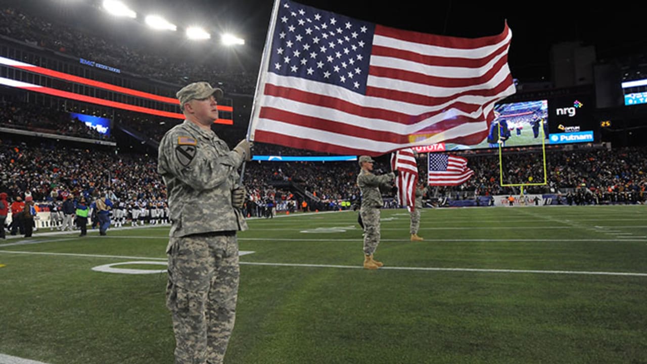 Patriots to honor veterans and active duty military at Lions game