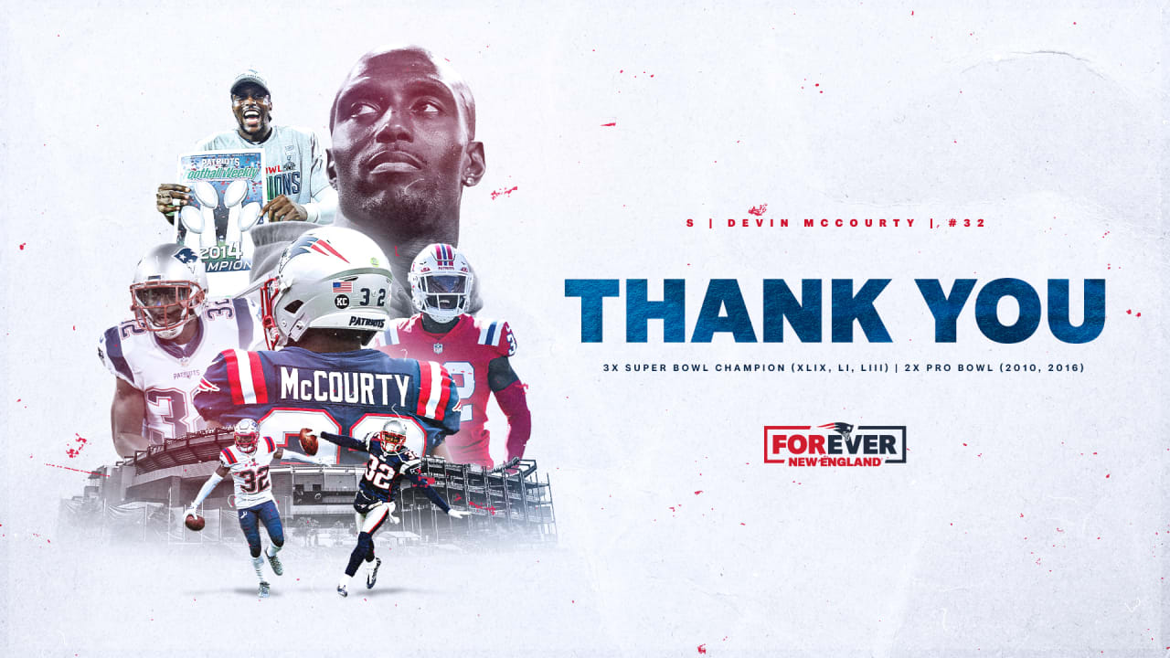 Patriots Safety Devin McCourty Announces His Retirement