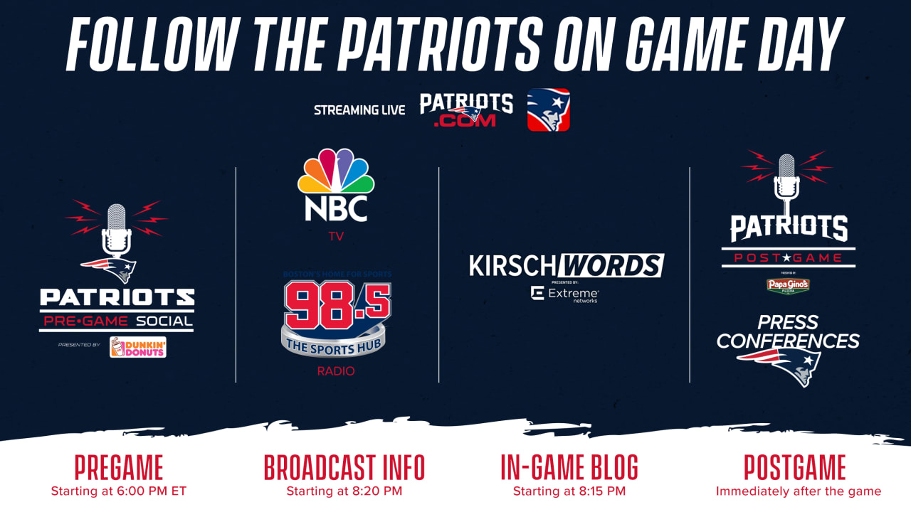 Patriots game radio stream new arrivals