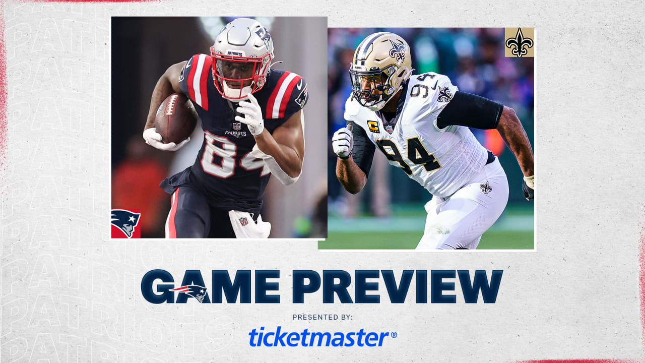 New Orleans Saints vs New England Patriots on October 8