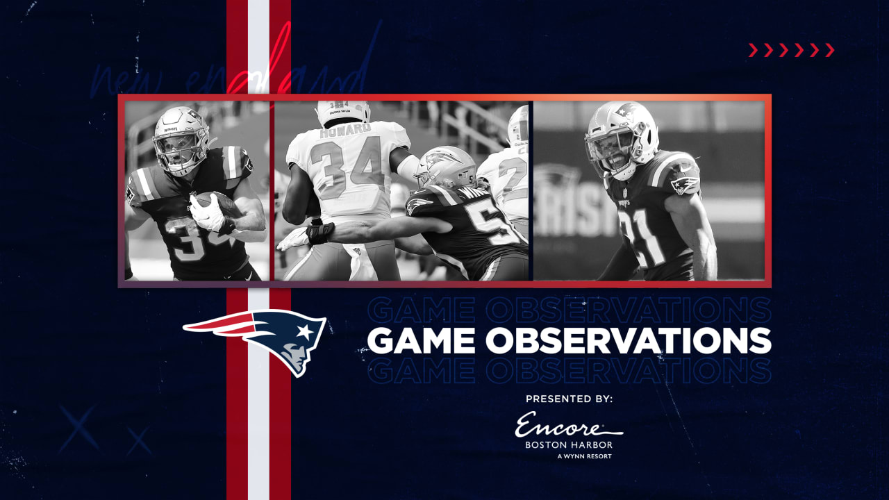 Game Observations: Eight Takeaways From the Patriots Loss to the