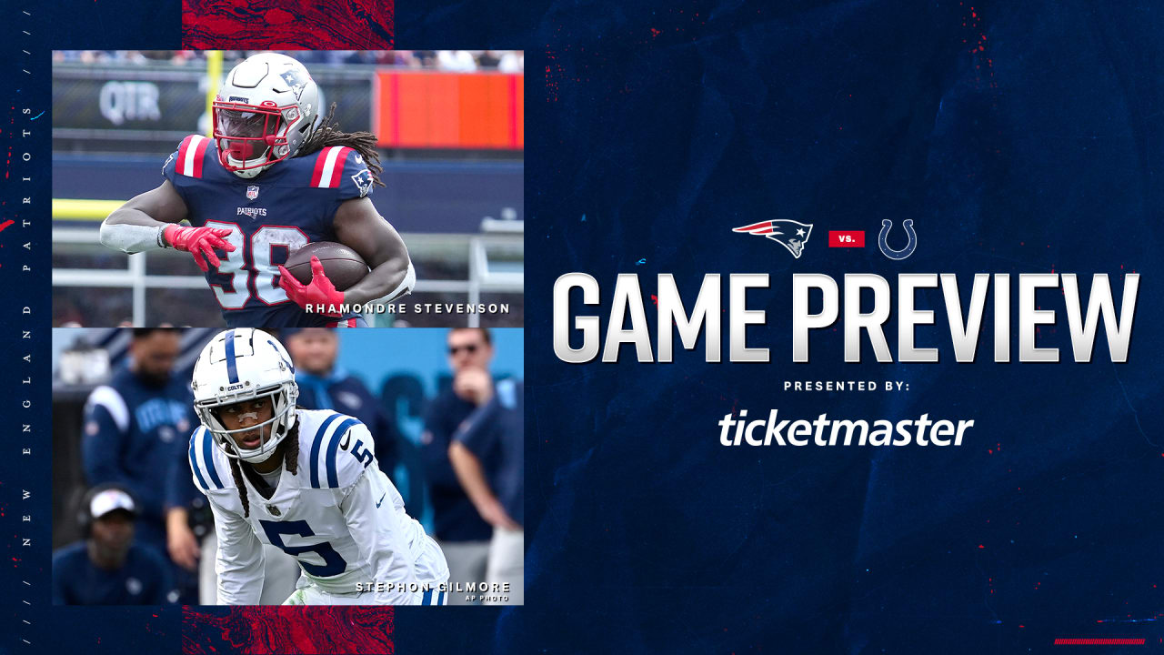 New England Patriots vs. Indianapolis Colts - Gillette Stadium