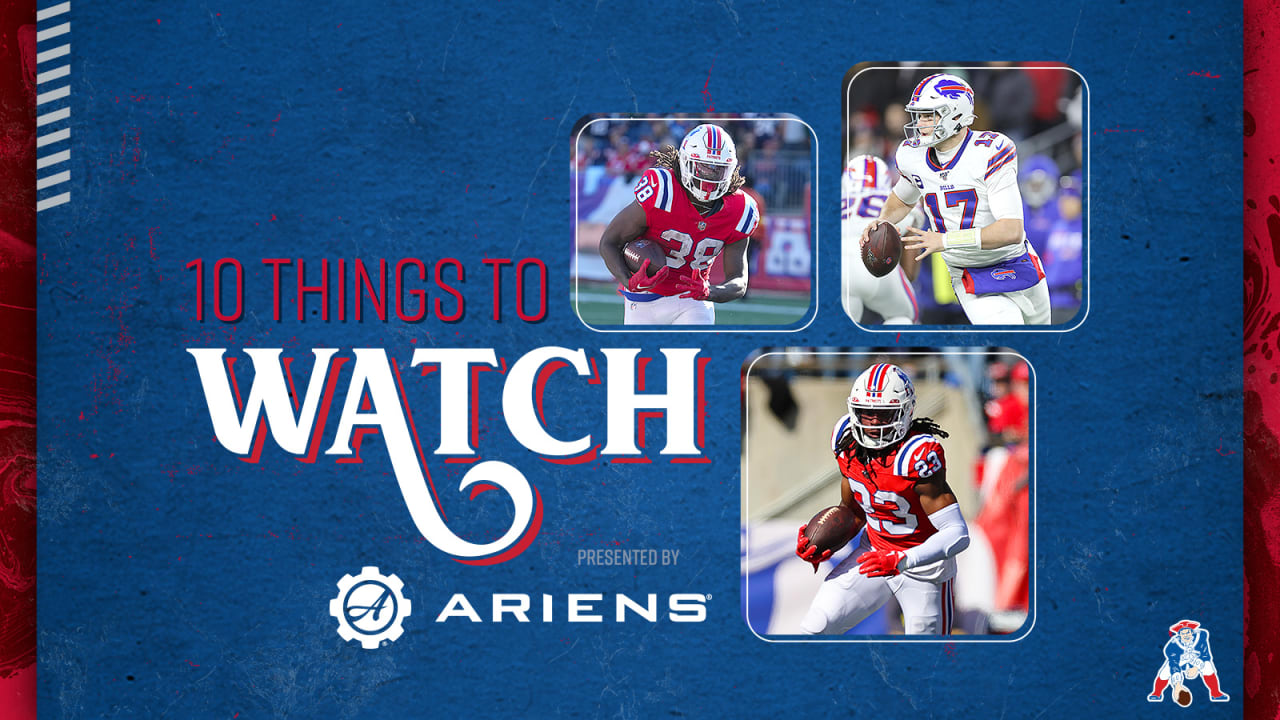 10 to Watch PatriotsBills meet in key AFC East battle