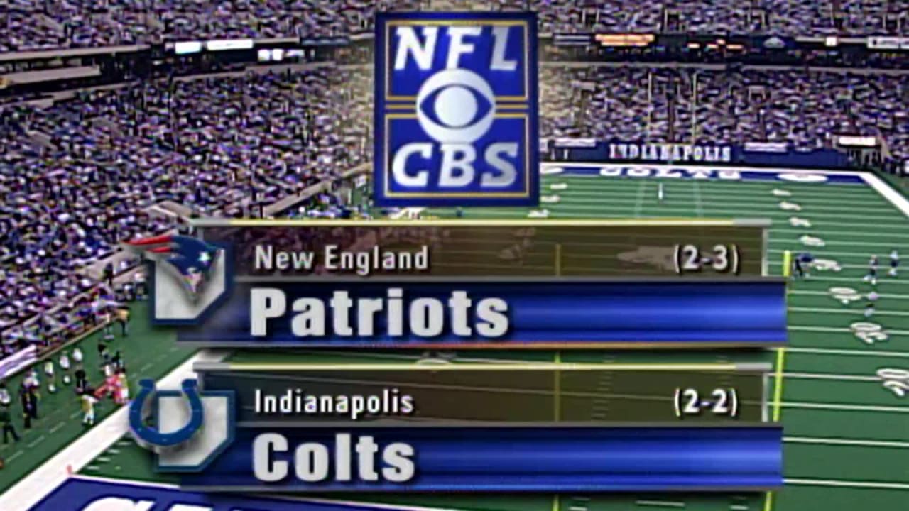 Patriots 2001 Lookback: Game Highlights from Week 6 Patriots at Colts