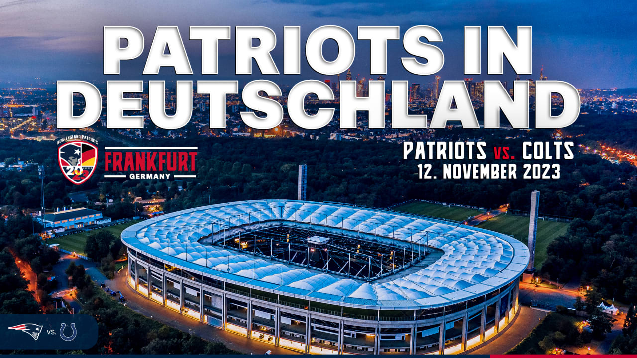 Patriots to take on the Indianapolis Colts in Frankfurt, Germany