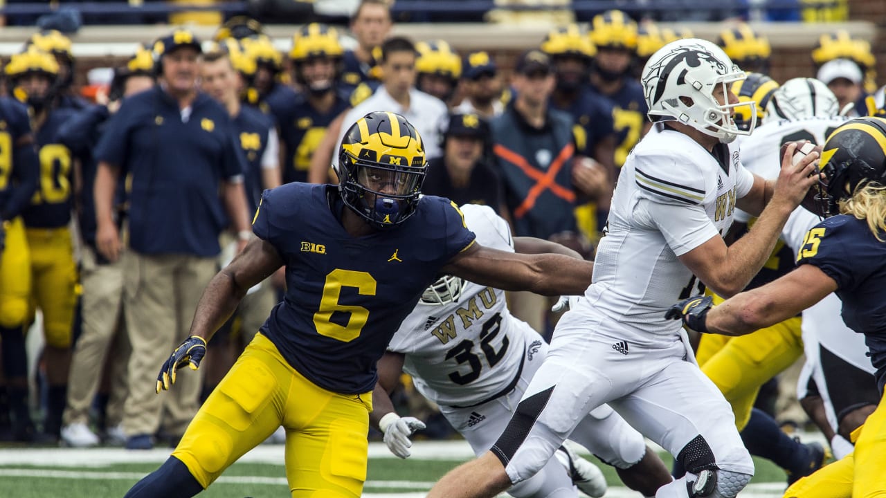 Photos Patriots 2nd round pick Josh Uche in action