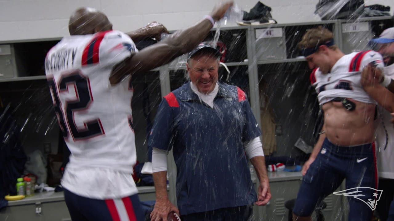 How Devin McCourty got away with dumping water on Bill Belichick