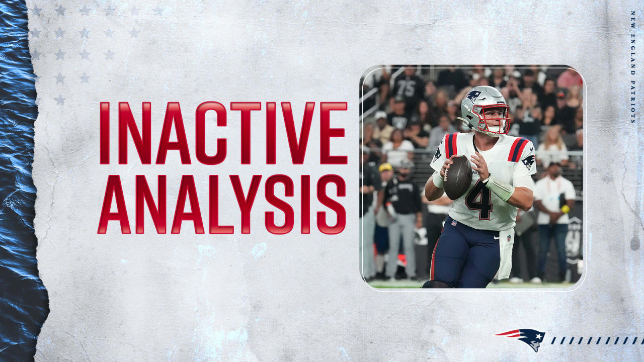 Inactive Analysis: Isaiah Wynn, Jakobi Meyers, Ty Montgomery Active for Patriots vs. Dolphins