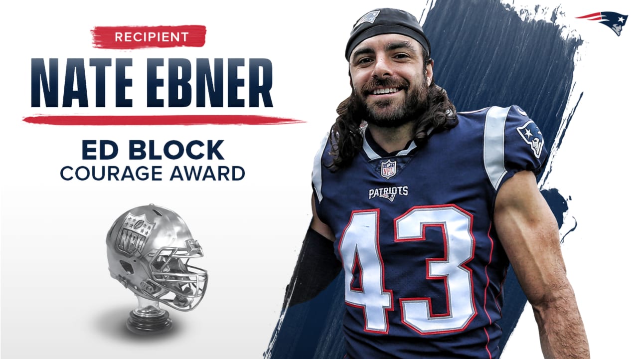 Nate Ebner Named New England Patriots 2018 Ed Block Courage Award ...