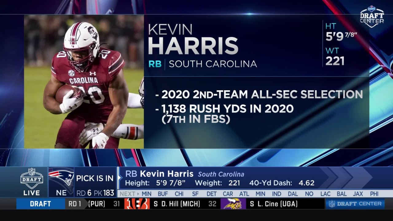 Patriots select Kevin Harris with No