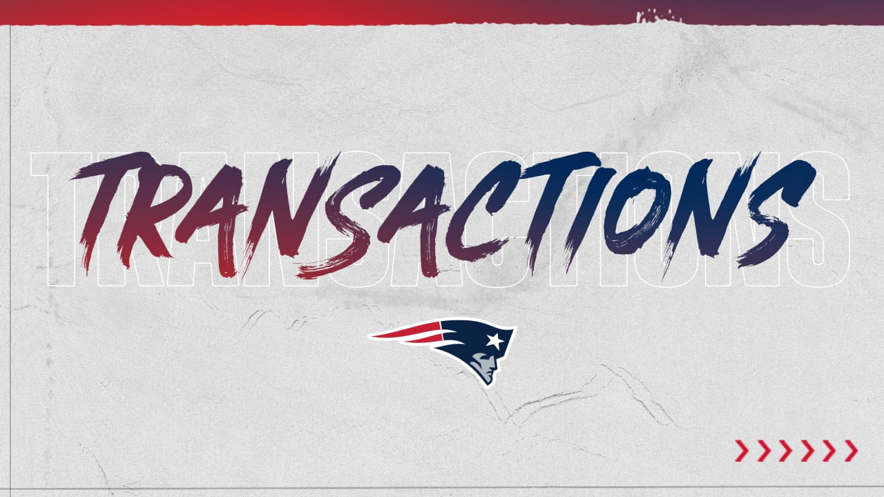 Patriots Announce A Series of Roster Moves