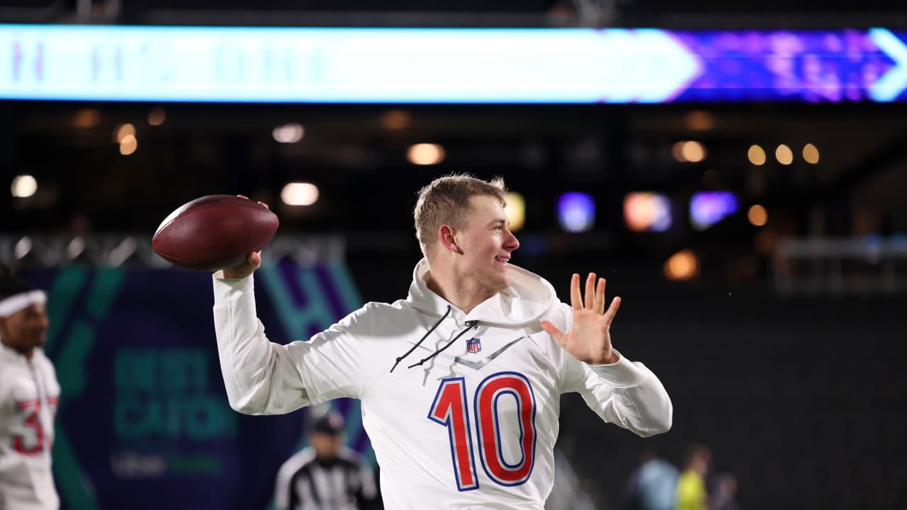 Mac Jones at Pro Bowl Skills Showdown