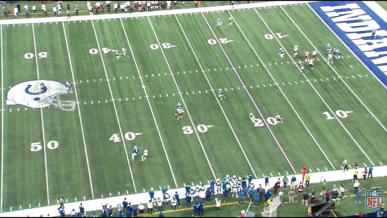 Indianapolis Colts use 360 replay inside Lucas Oil Stadium