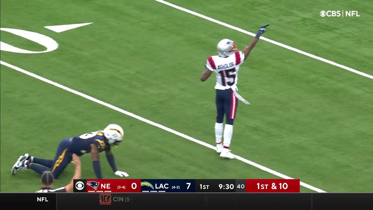 Mac Jones to Nelson Agholor for a spectacular Patriots TD