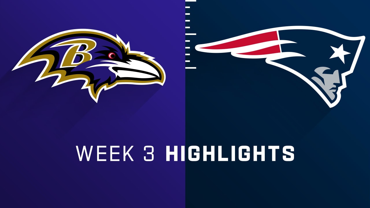 Ravens vs. Patriots Highlights NFL Week 3