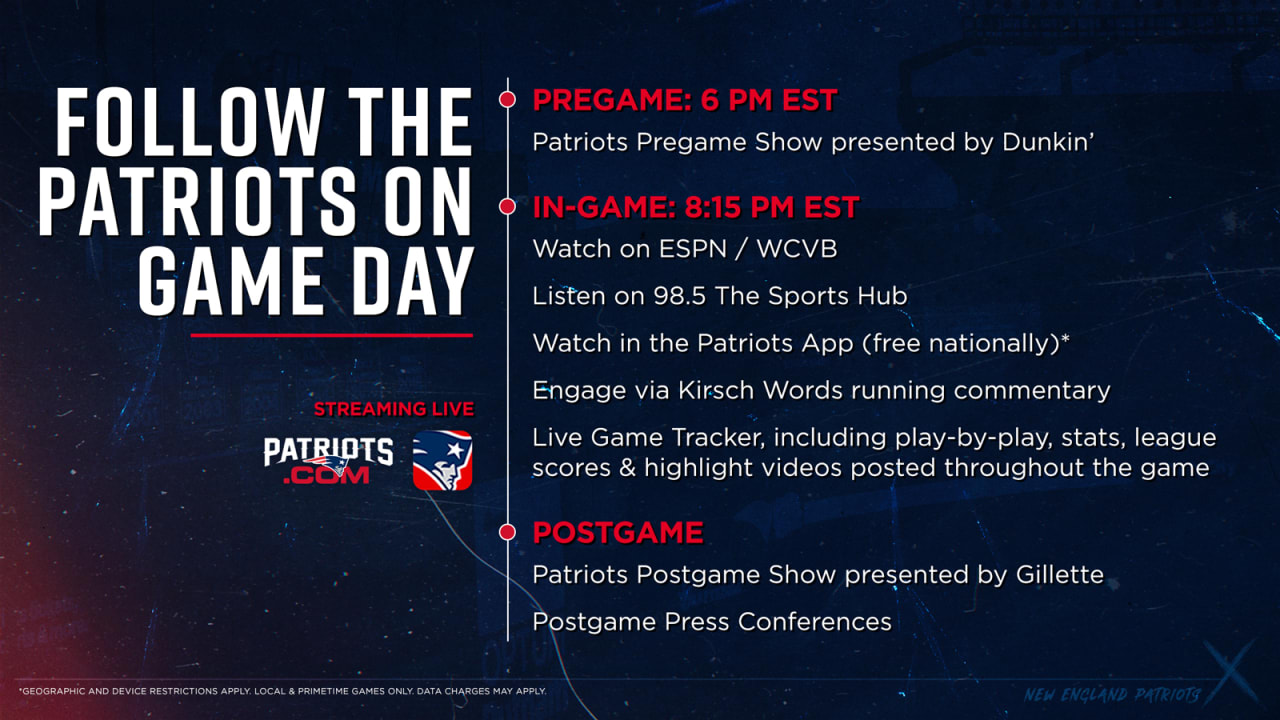 Patriots vs Bills: How to watch, game time, TV schedule, streaming and more  - Pats Pulpit