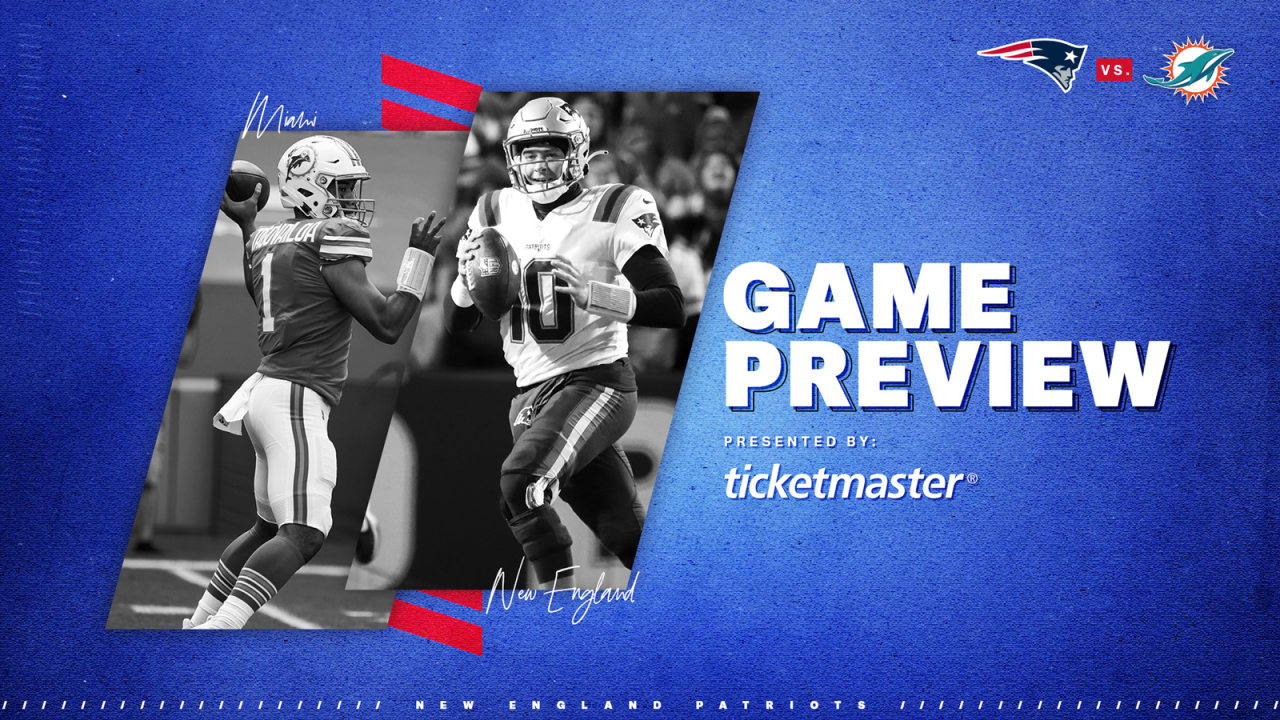 NFL Week 18 Game Preview New England Patriots at Miami Dolphins