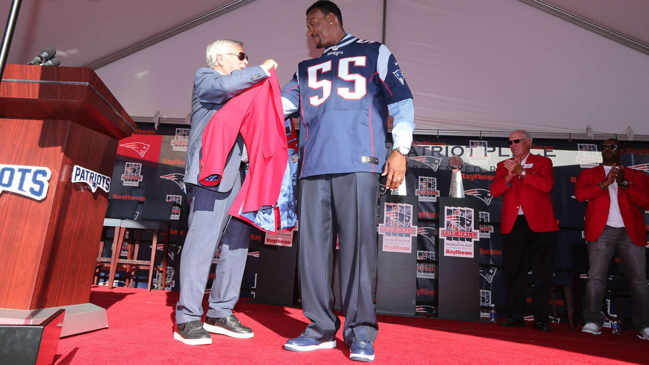 Willie McGinest & Houston Antwine inducted into Patriots Hall of Fame