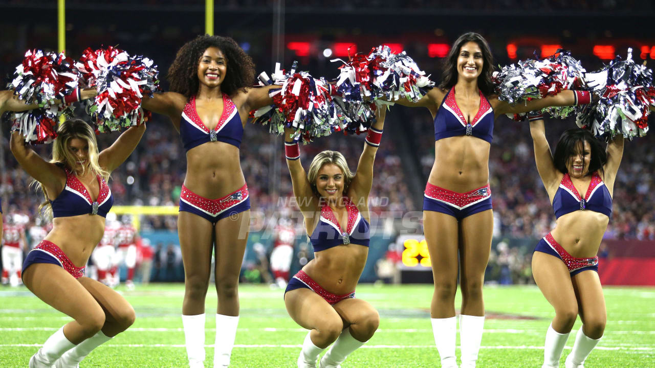 Patriots Cheerleaders at Super Bowl LI