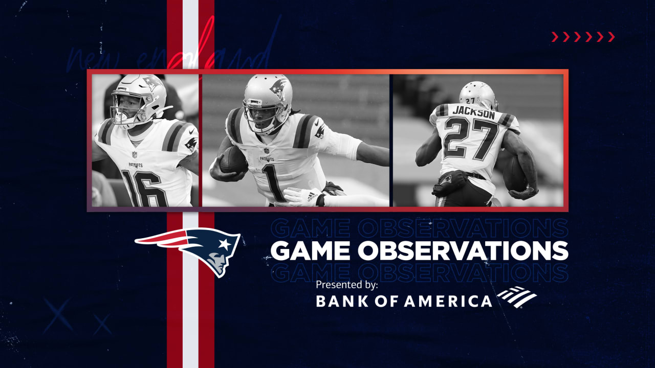 Game Observations: Eight Takeaways From a Much-Needed Win for the Patriots  in the Meadowlands