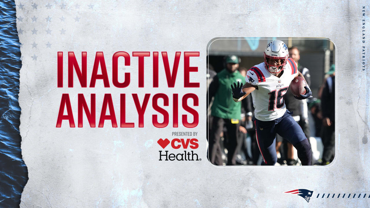 Patriots vs. Raiders inactives: Jakobi Meyers, Rhamondre Stevenson good to  go - Pats Pulpit