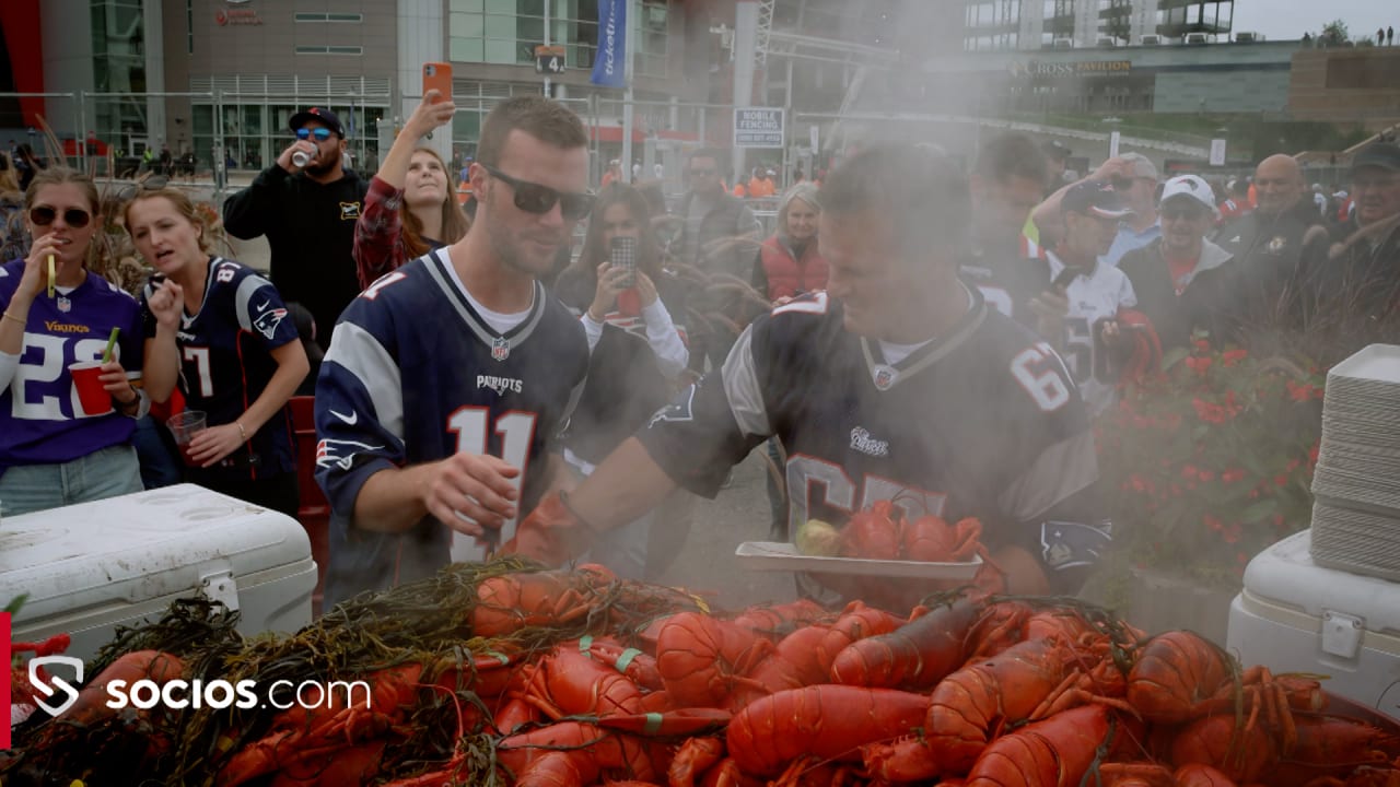 Tailgating Before The Patriots Game