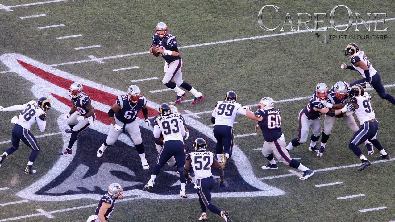 Through The Years: Patriots vs. Rams, presented by CareOne