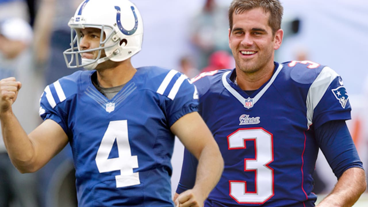 Top kickers to meet when Patriots face Colts