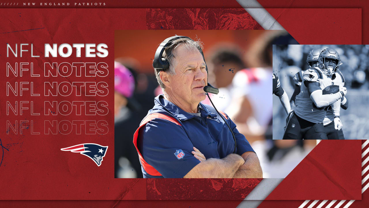 NFL Notes Charting the Patriots FA course