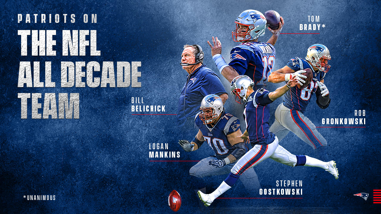 Five Patriots make NFL's All-Decade Team