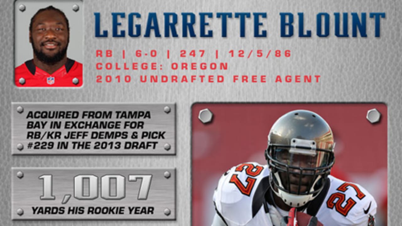 Bucs Trade RB LeGarrette Blount to Patriots