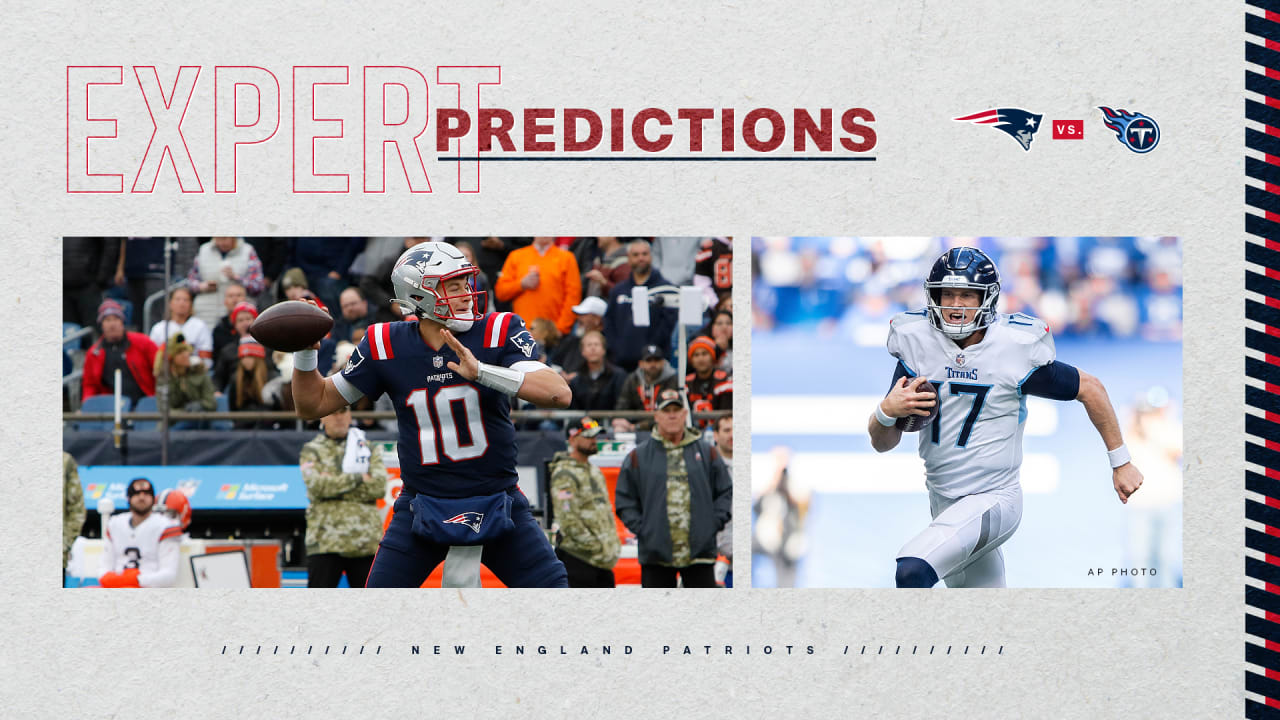 NFL Week 12 picks, point spreads, betting lines: Who is picking Patriots vs.  Titans? 