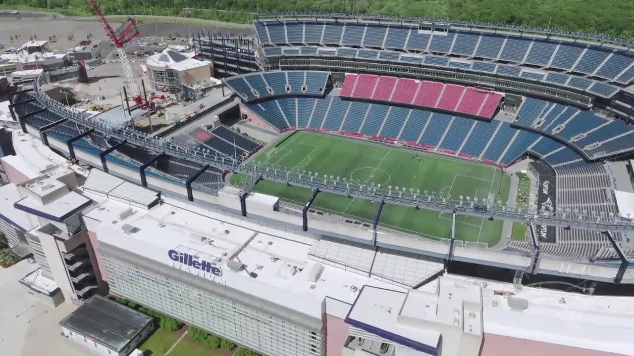 construction at gillette stadium