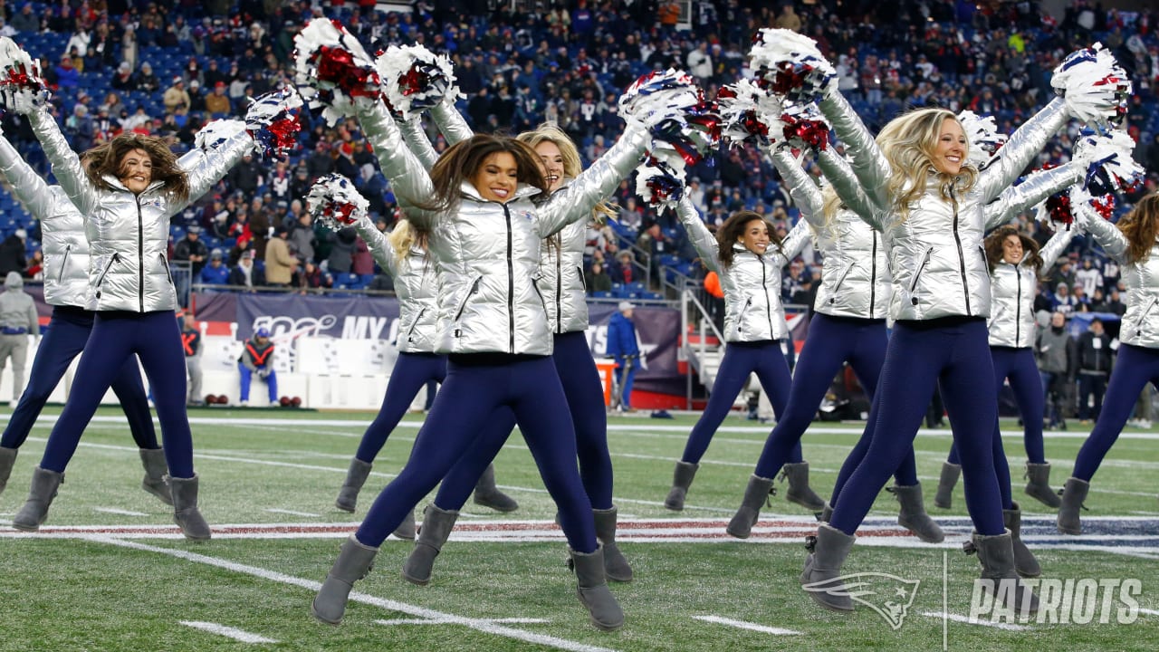 Cheerleaders Perform During Patriots - Chiefs Game