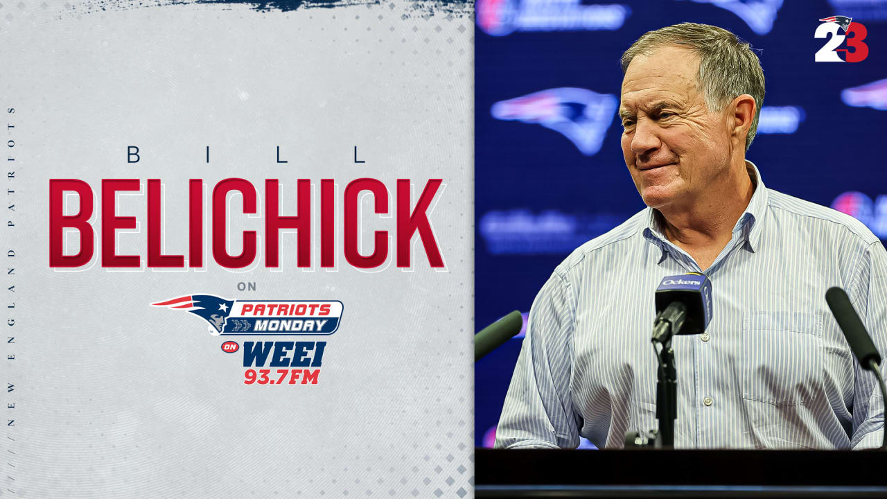 Bill Belichick on WEEI 9/4: 'Excited for the start of the season'