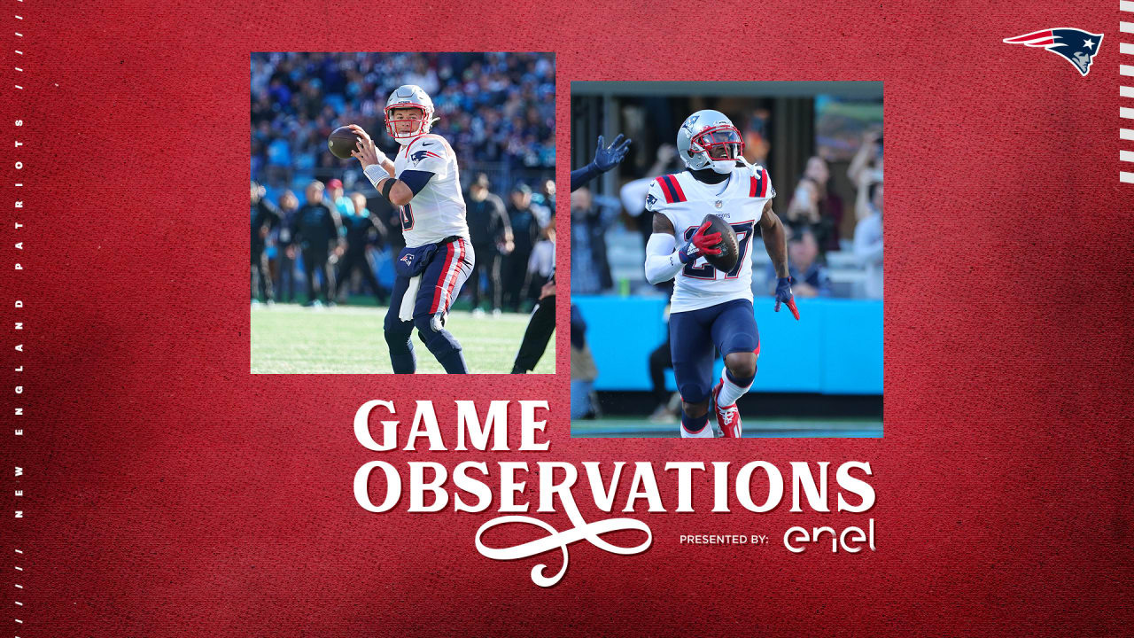 Game Observations Patriots stay grounded in victory