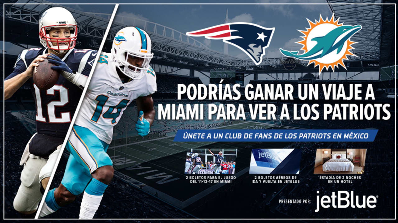 El ganador de nuestro concurso: Viaja a Miami para ver a los Patriots