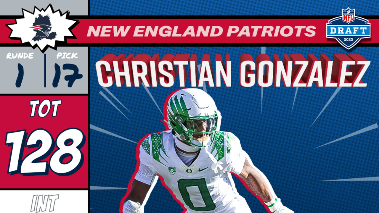 Patriots NFL draft results 2023: New England picks Christian