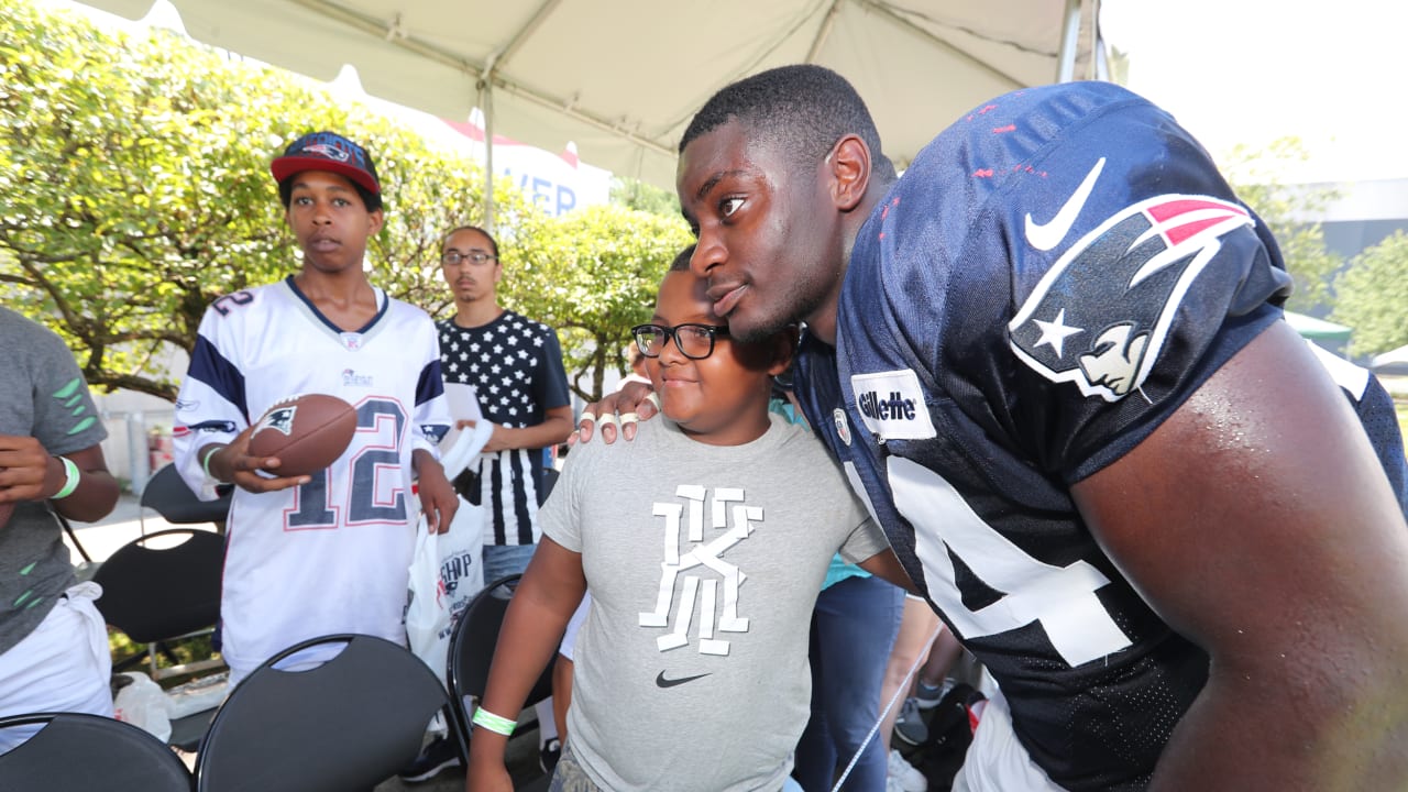 Kids in Key Program visit Patriots training camp