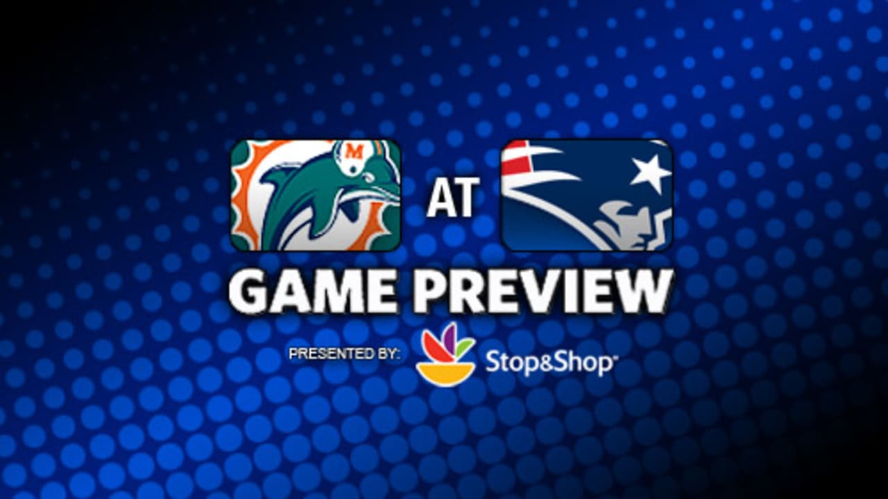 Patriots host Dolphins in regular season finale