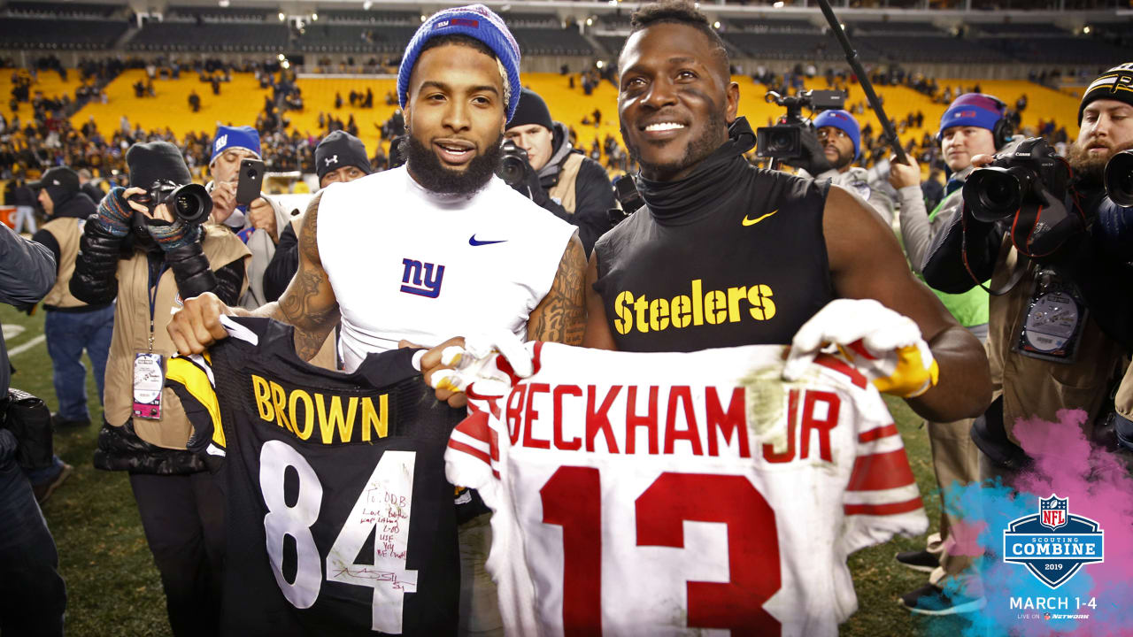 Odell Beckham Jr. shows off his incredible framed jersey collection